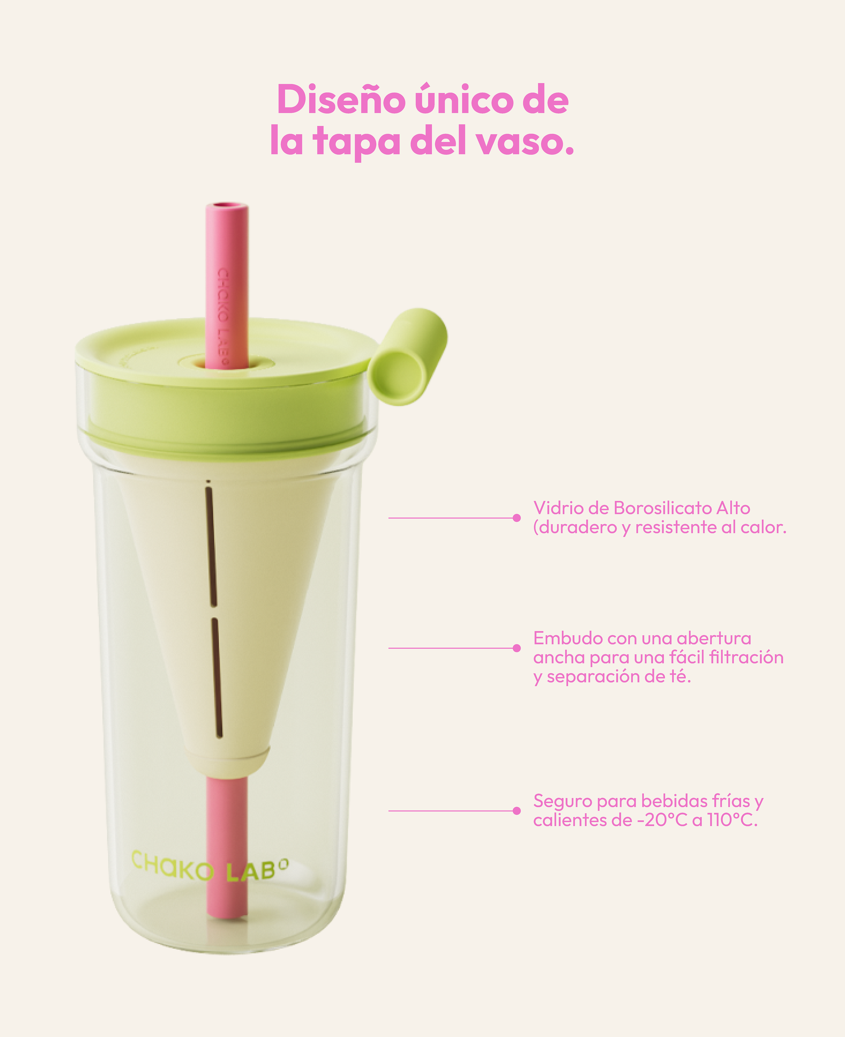 Funnel Glass Cup - Chako Lab